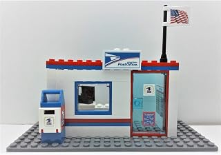 Building Bricks Toys City USPS Postal Service Post Office Mail Delivery Set for Kids MOC Custom. Great Birthday Gift for Kids Ages 4+ AFOL Compatible with All Brands