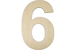 Styrofoam Numbers For A Unique Wall Art