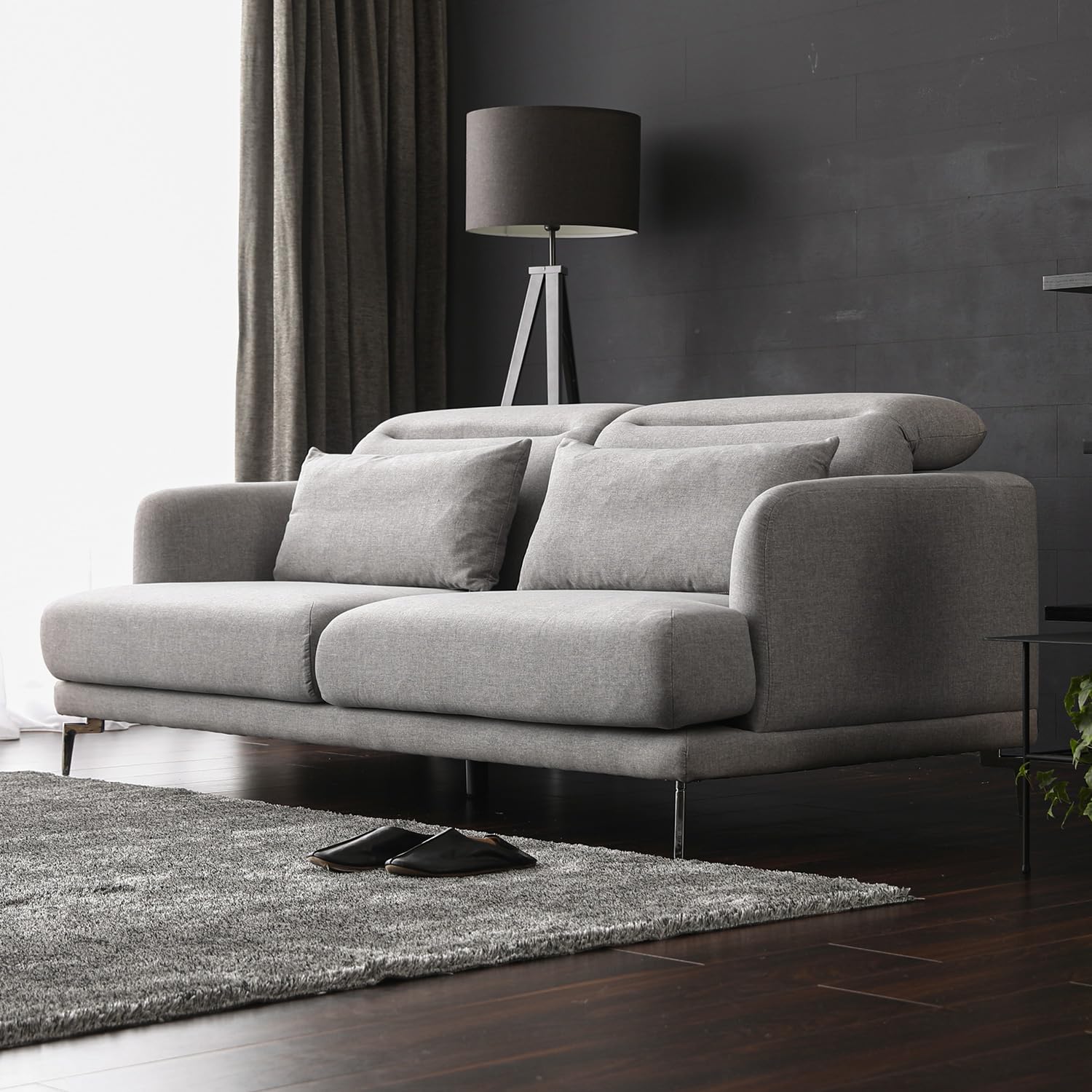 ARMONIA K-115グレー ファブリック 3人掛けソファ Lario｜【アルモニア公式】家具・インテリア通販