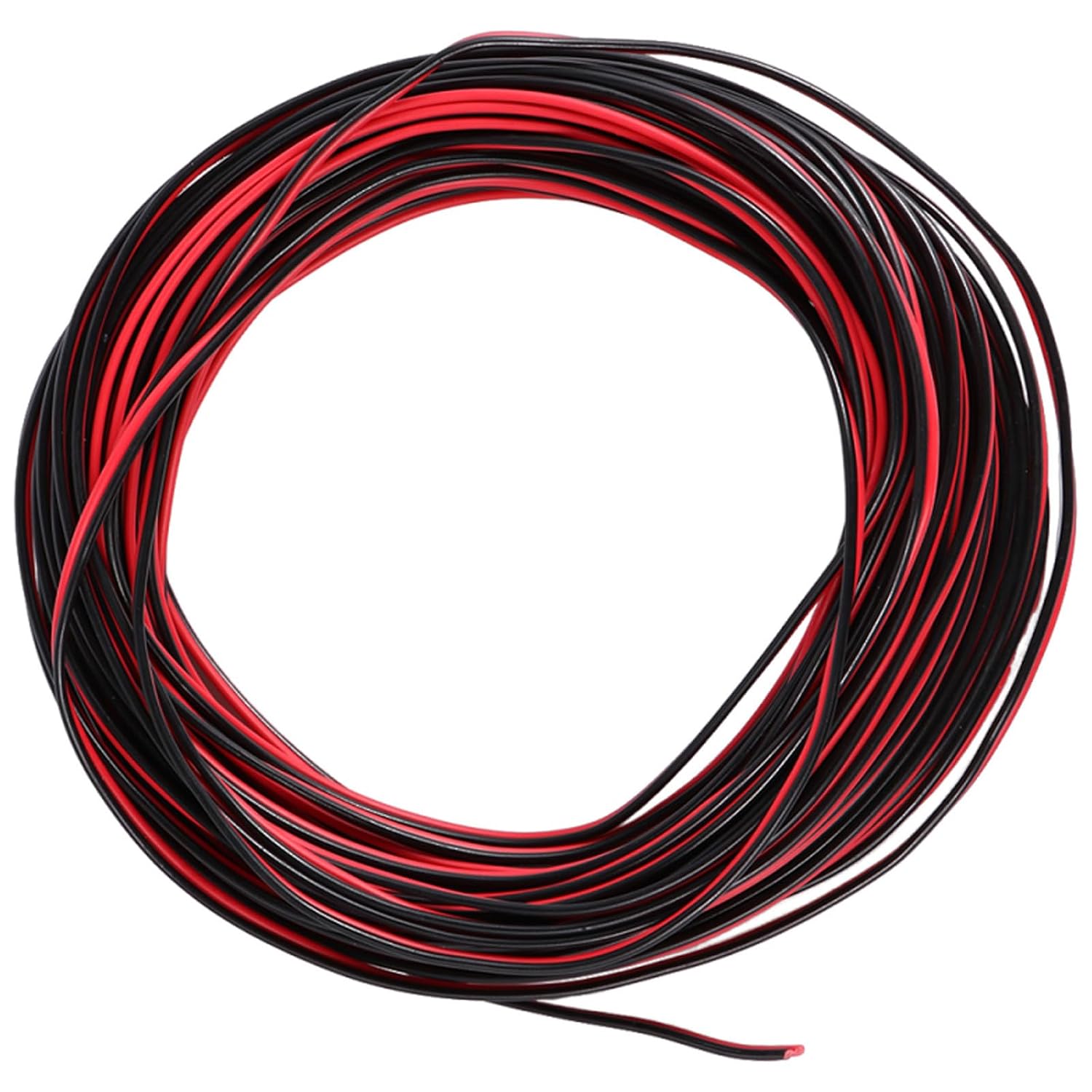 BESPORTBLE 22 Awg Speaker Wire 164 Feet Red Dual Conductor Copper Cable with High Conductivity and Temperature Resistance for Car Audio and Complex Audio Installations