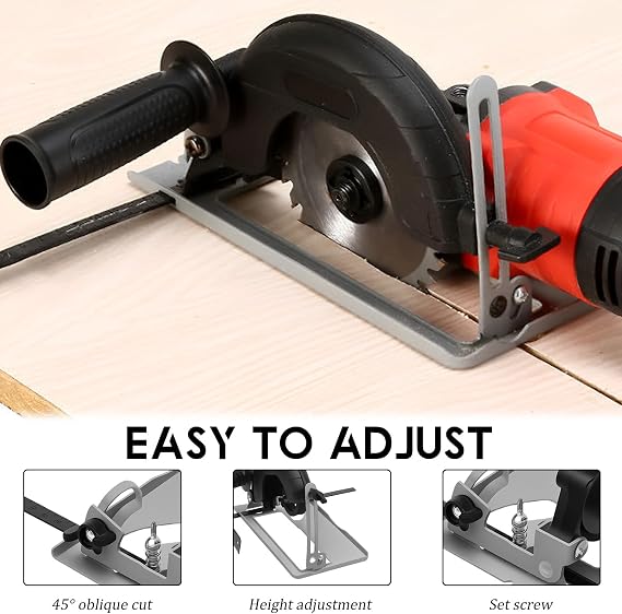 Angle Grinder Stand, 45 Adjustable Angle Grinder Holder Accessories Cover, 0-40mm Cutting Depth, Angle Grinder Cutting Bracket Machine Slotting Base for 100 125 Type Angle Grinder
