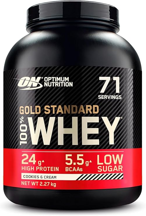 ON Optimum Nutrition 100% Whey Gold Standard Cookie and Cream Flavored 2.27kg 71 Service