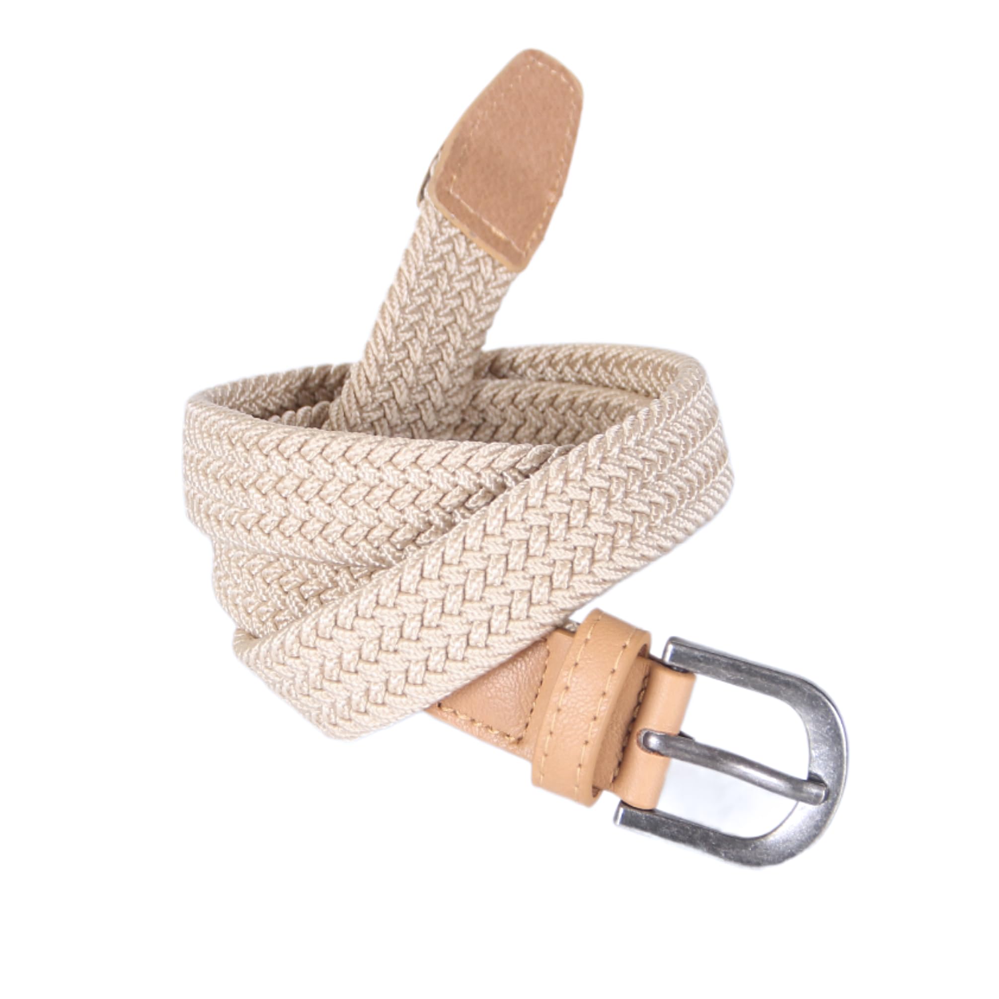 Braided Stretch Cord Belt for Boys &amp; Girls | Elastic Woven Belt for Children | Adjustable Fit, Multiple Color