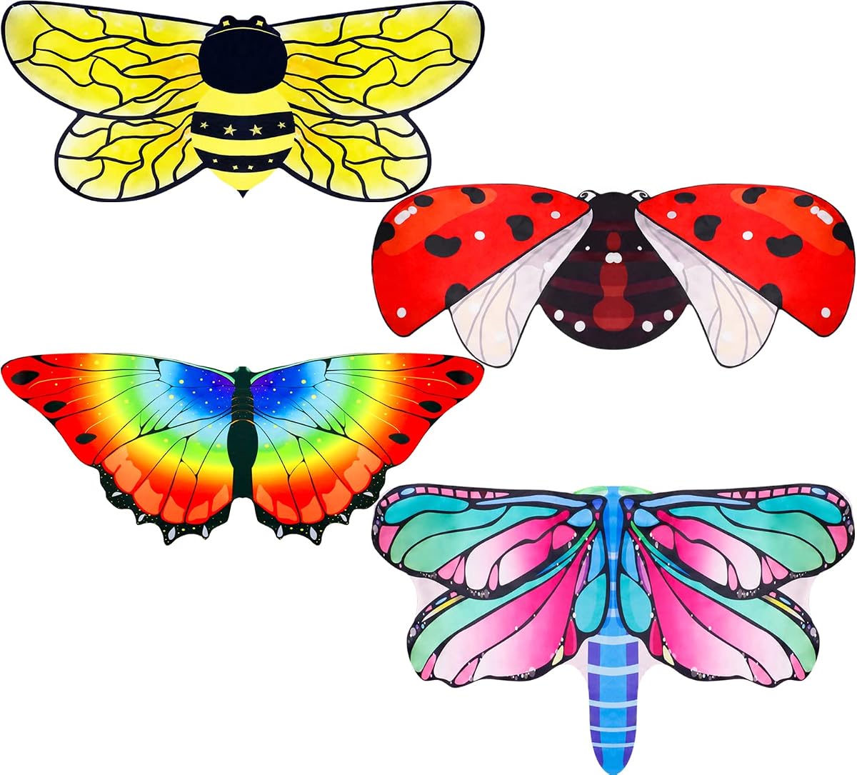 Toddler-Kids Butterfly-Wings for Girls Fairy Wings Dress-Up Toys