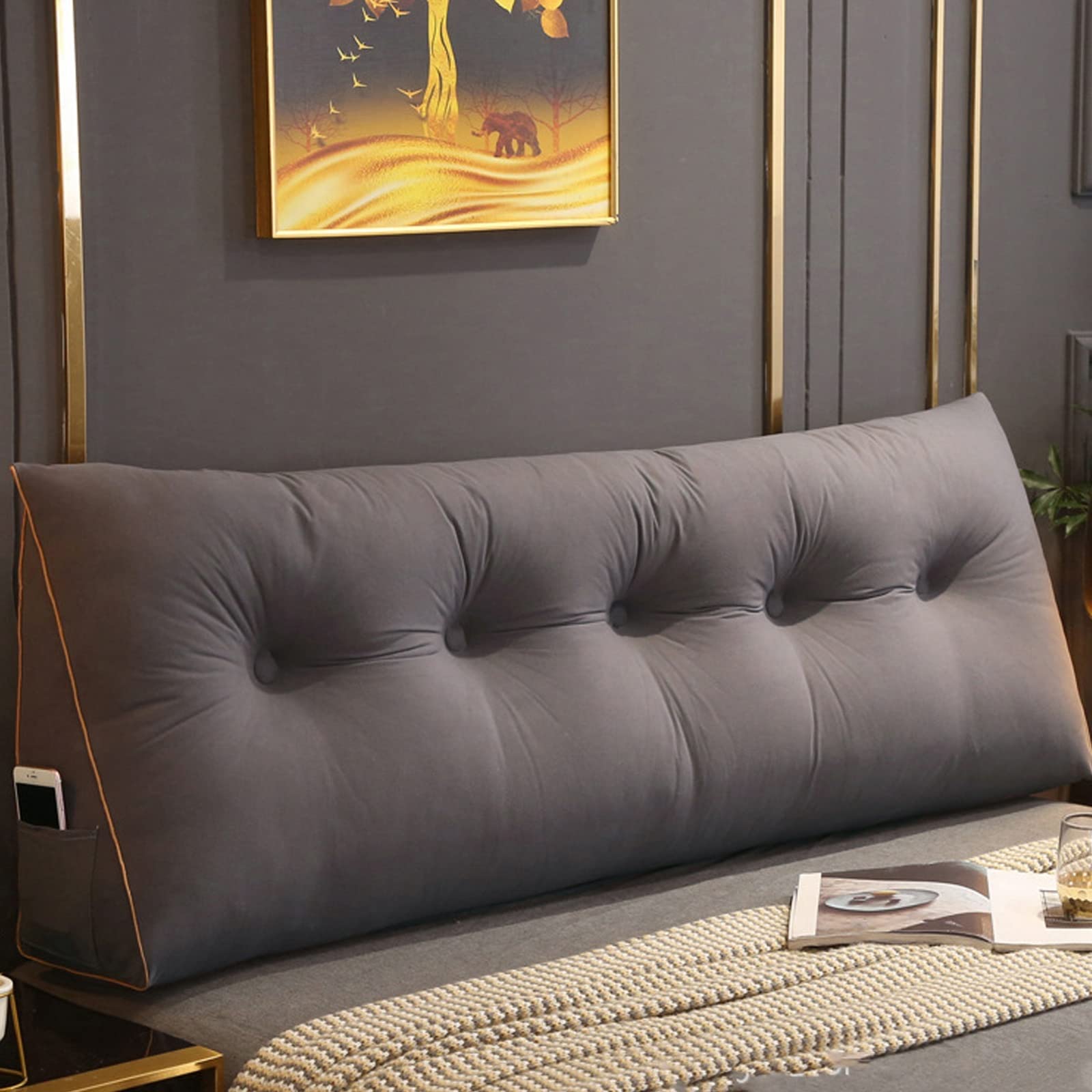 Almohada Lumbar Rodante Ajustable – Soporte Ergonómico Para Oficina, Coche Y Sofá