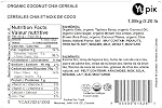 Yupik Organic Coconut Chia Cereal with Brown Rice & Oats, 1 kg, USDA Certified, Non-GMO, Vegan, Gluten-Free, High Fiber Granola, Healthy Breakfast & Snack Option