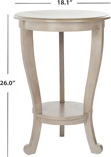 Miniatura 6 de Safavieh American Homes Collection Mary Vintage - Mesa auxiliar con pedestal gris
