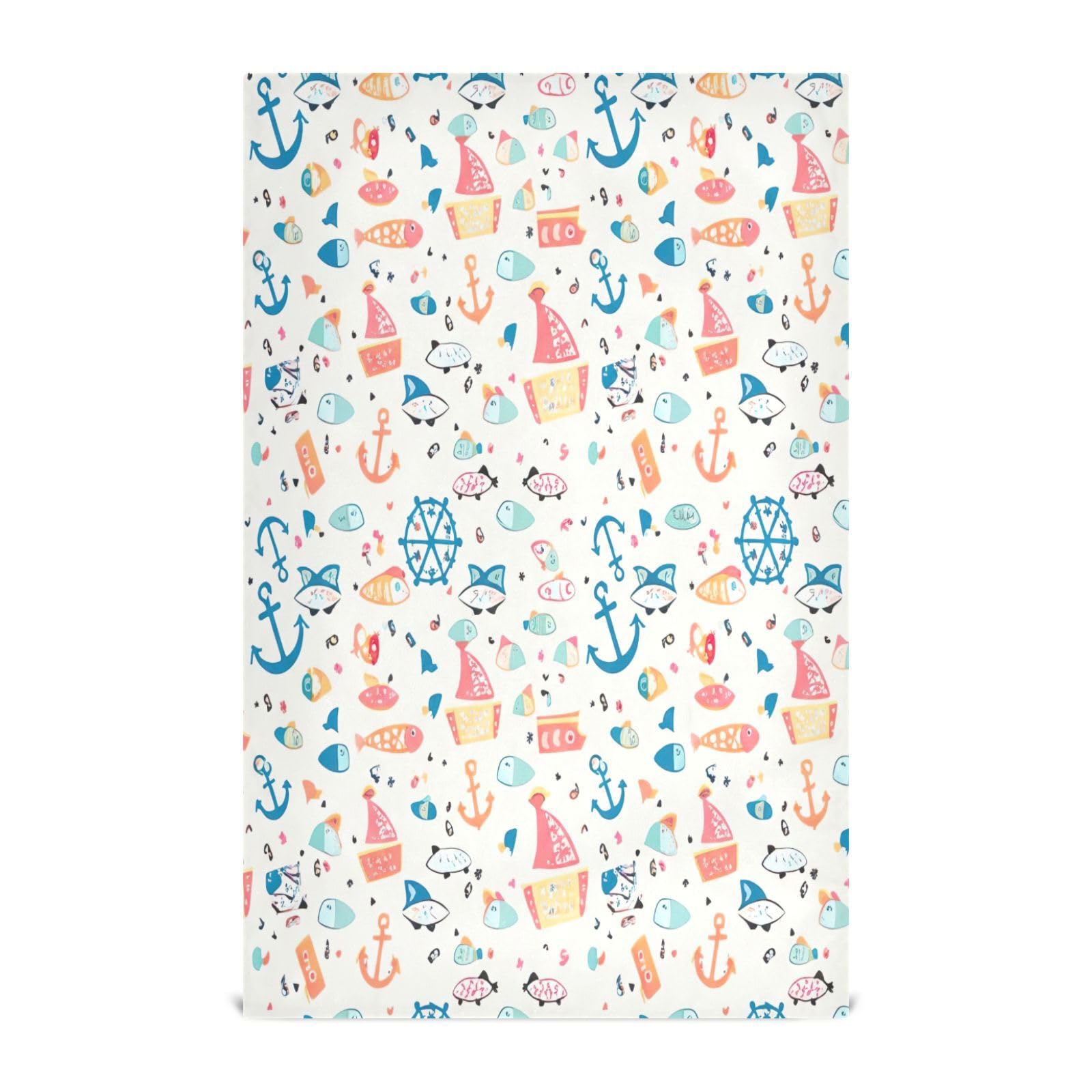 Paños de cocina coloridos GAIREG con diseño marinero para llenar de vida y alegría tu hogar