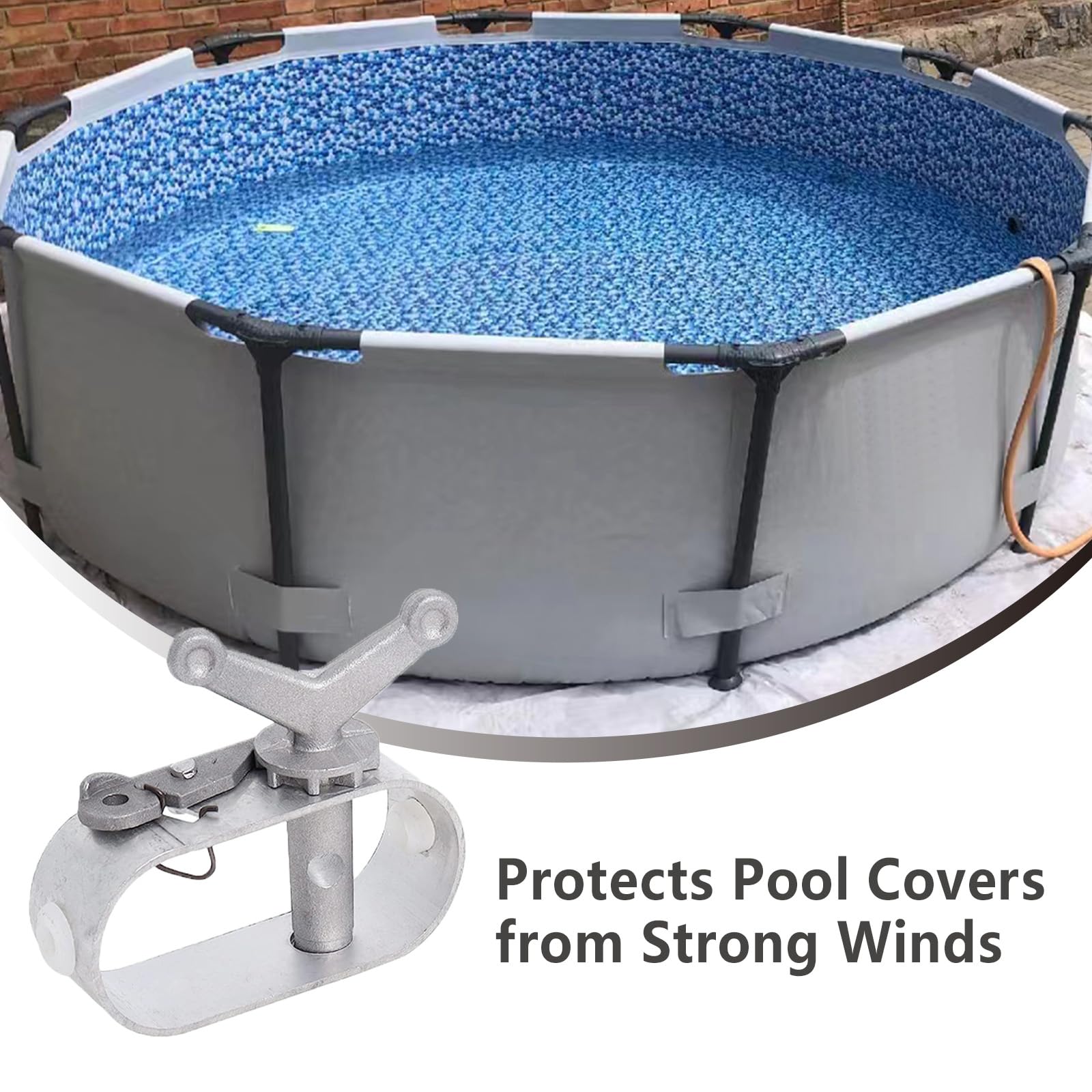 2 piezas tensor para cuerda cubierta de piscina, tensor de lona tensor de cuerda cubierta de piscina, para invierno accesorios de piscina fijación