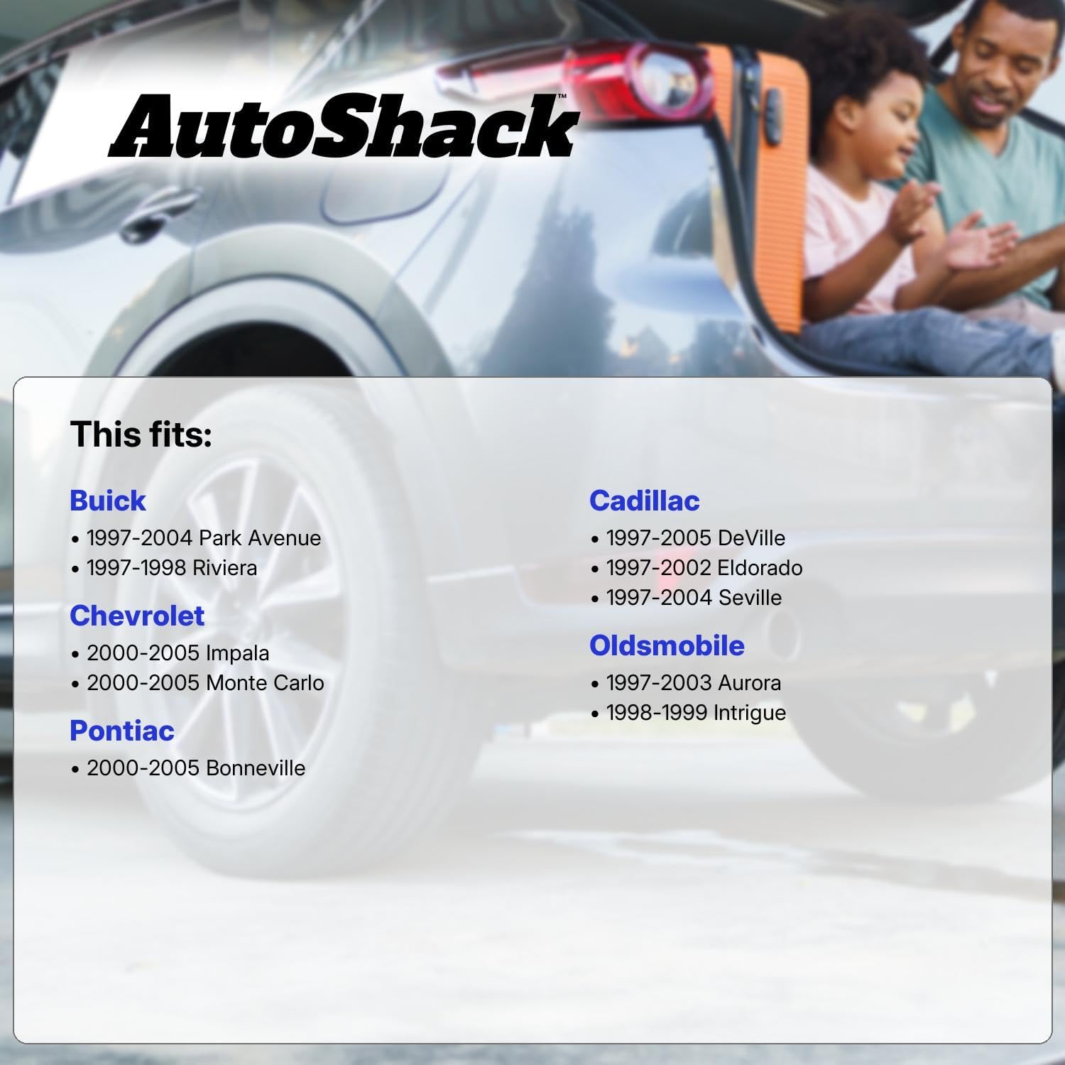 AutoShack Front Vented Brake Rotors + Ceramic Pads 6-PC Brake Kit Replacement for 1997-2005 Cadillac DeVille 1997-2005 Buick Park Avenue 2000-2005 Chevrolet Impala 11.93" (303 mm)