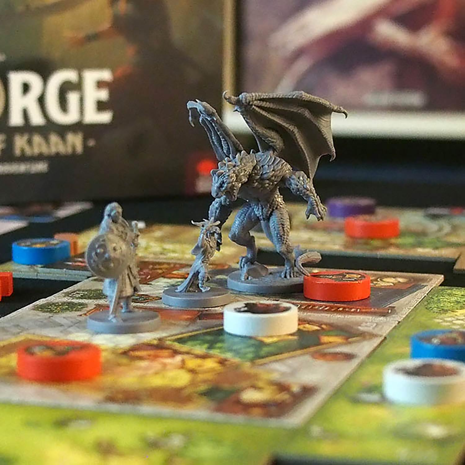 Mighty Boards: Fateforge Chronicles of Kaan: Boss Miniatures Set, 4 Unpainted Figures, Board Game Upgrade - Image 3