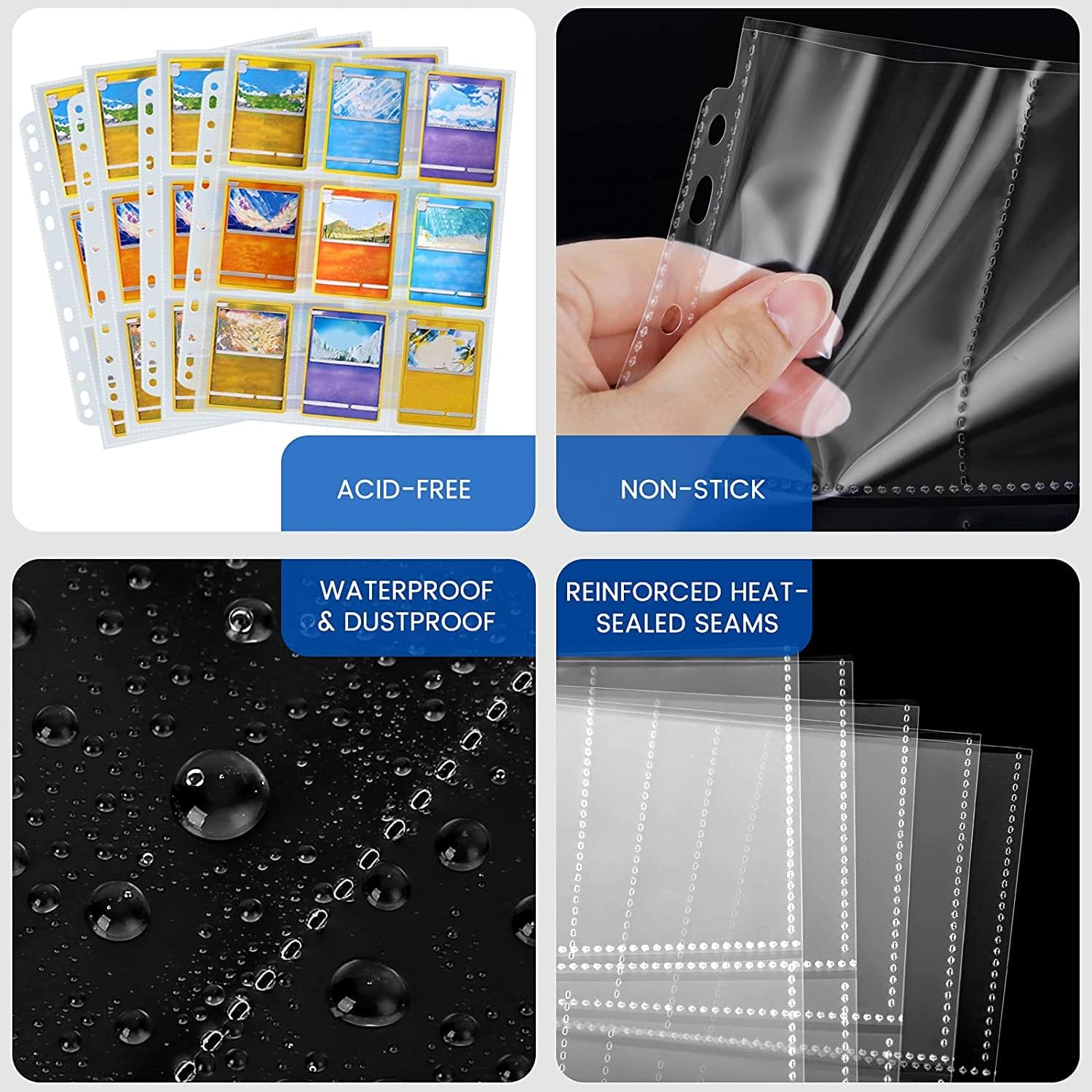 KAHEIGN 32Pcs Trading Card Sleeves - Image 3