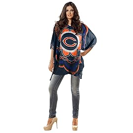 Littlearth NFL Chicago Bears Caftan Flower, Team Color, 32 x 42