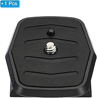 Vista 3 de PATIKIL Placa de liberación rápida para trípode, adaptador de trípode de cámara, placa de montaje de repuesto para trípode modelo 3, color negro