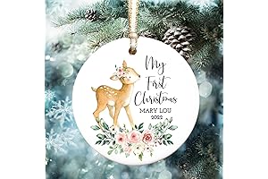 Precious First Christmas Ornament for Baby Girl 2022