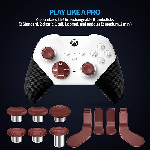 Miniatura 3 de Juego de accesorios de reparación 13 en 1 Gears of War Edition Thumbsticks analógicos de repuesto para joystick, kit de accesorios de reparación con