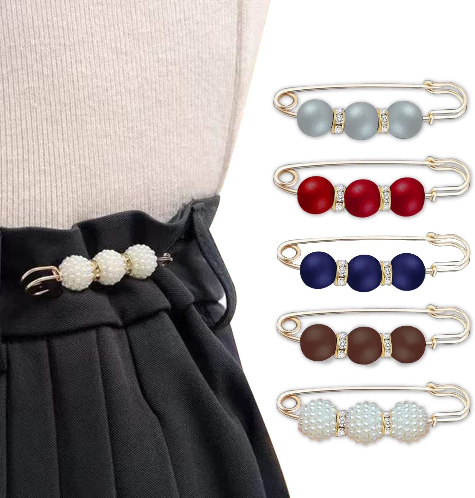 Fashion Pearl Brooch, Sweater Shawl Pearl Pin, Elegant and Fashionable