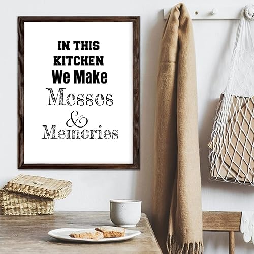 Miniatura 51 de In This Kitchen We Dance - Letrero de madera para decoración de pared, con citas religiosas, letrero de madera enmarcado, estilo rústico de granja