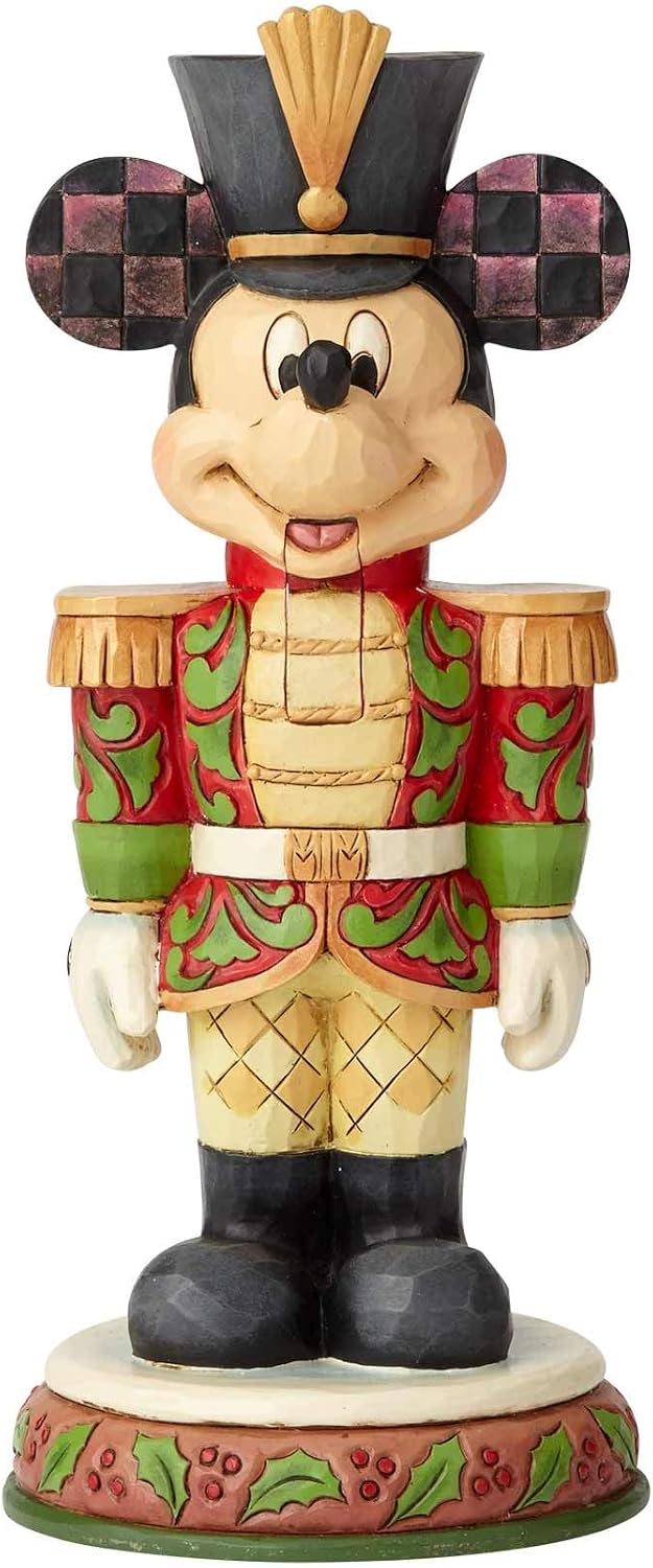 Enesco Disney Traditions by Jim Shore Mickey Mouse Nutcracker Figurine, 7", Multicolor