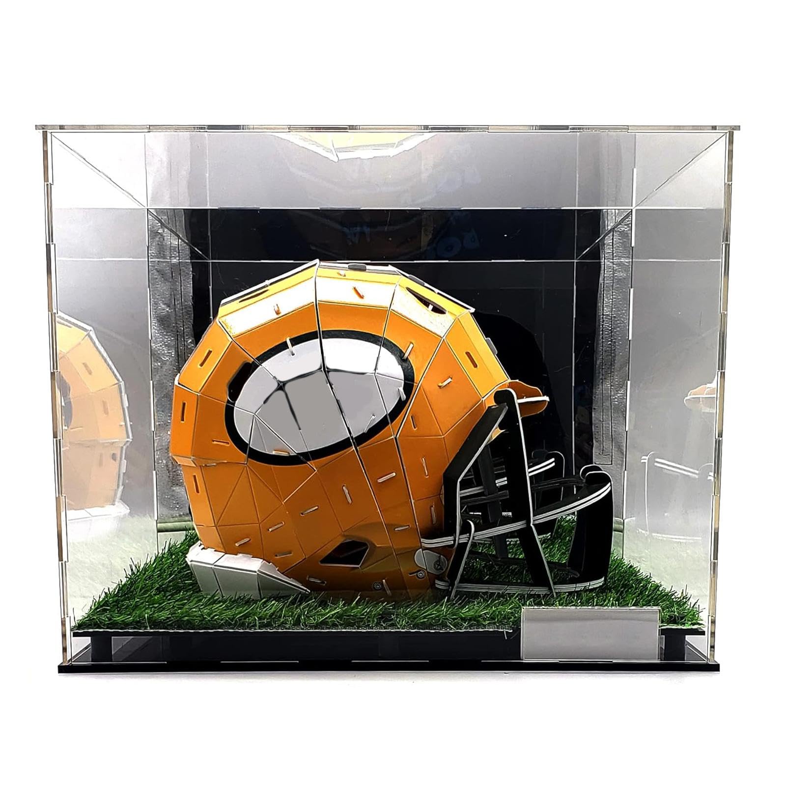Vitrina Transparente de Acrílico para Cascos de Fútbol Americano Y Béisbol (para).