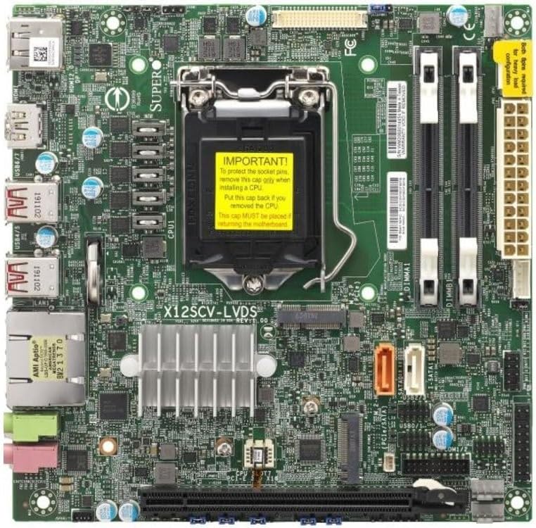 MBD-X12SCV-LVDS-O Review: Placa Mãe Testada por 7 Dias em Workstation