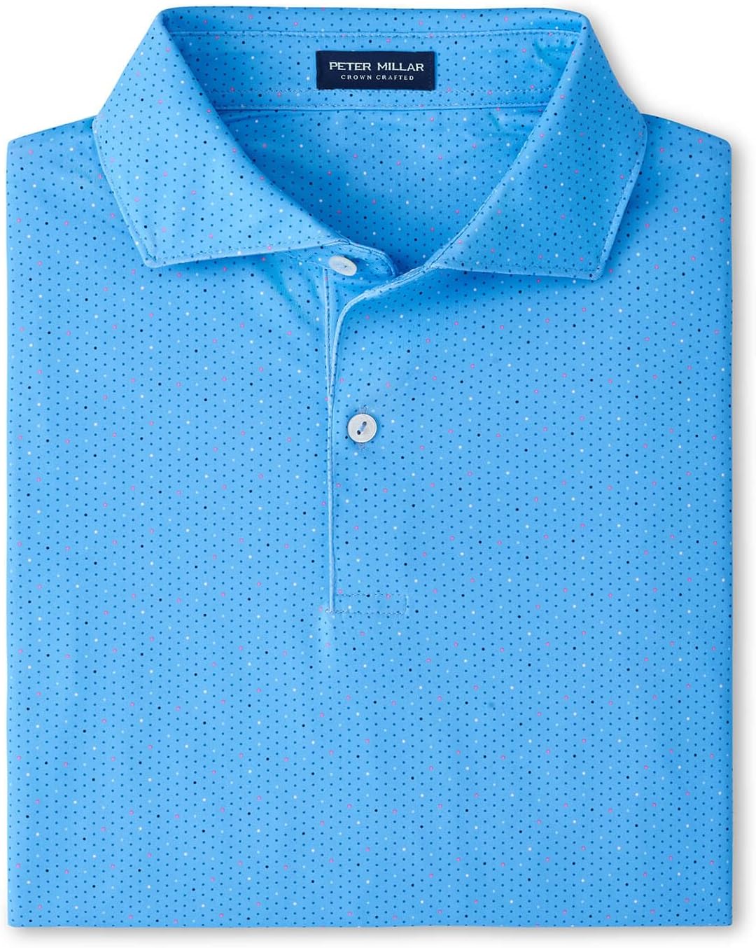 PETER MILLAR Men's Blue Topaz Fermata Performance Jersey Polo| XXL