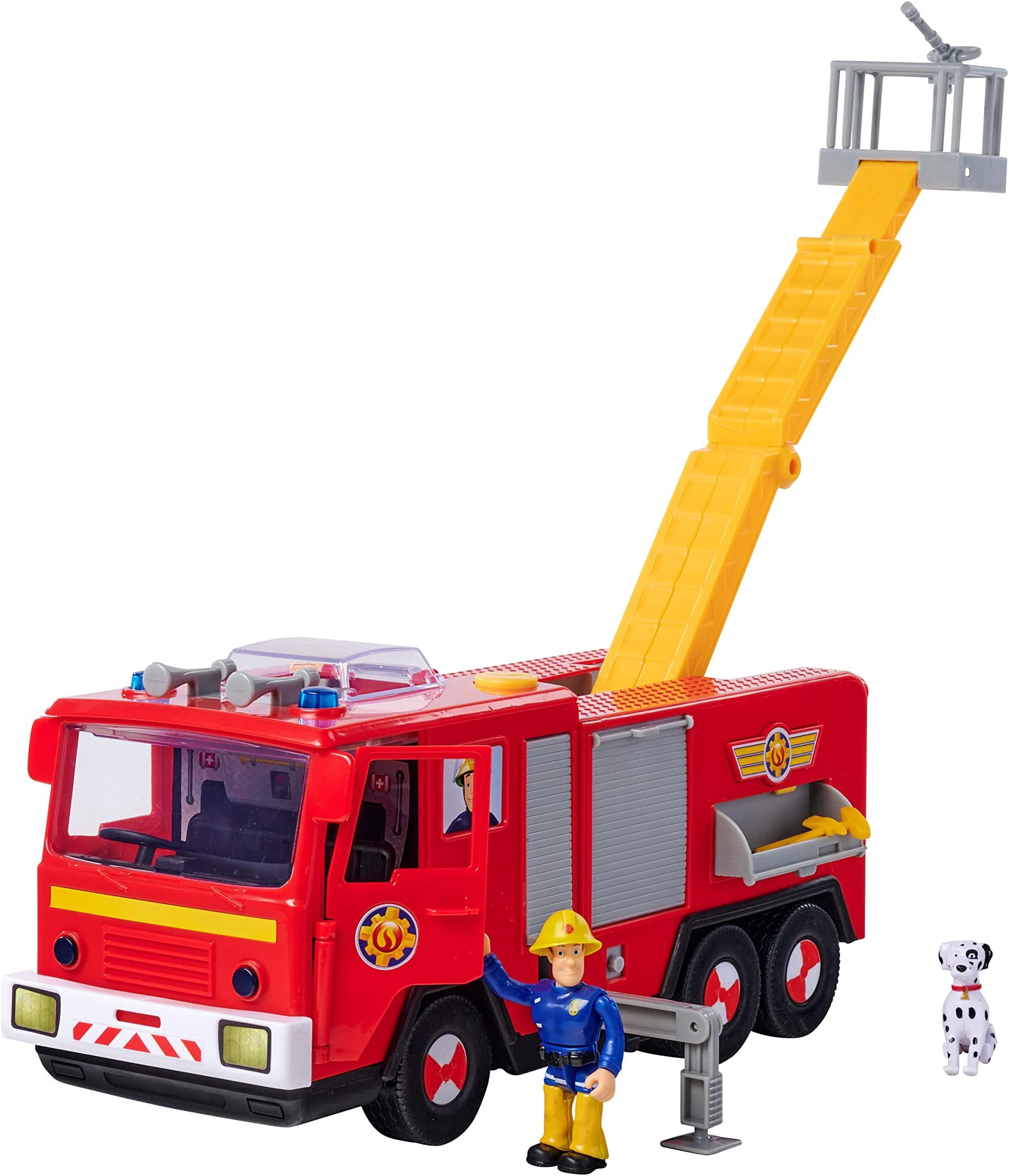 bruder 02771 - Man TGA Feuerwehr mit Drehleiter, Wasserpumpe & Light