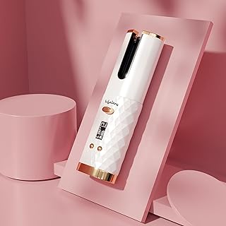 Lifelong Automatic Curling Tool for Women | Essential Styling Device for Waves & Curls | Cordless & Rechargeable | Electric Hair Curler Roller | Adjustable Heat | Anti-Rust Coating