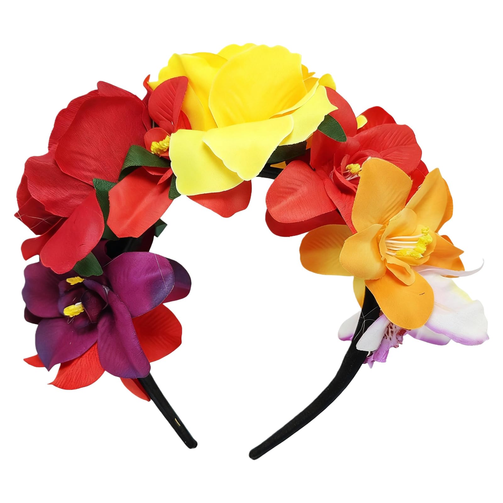 Fascia Natalizia Per Capelli Con Corna Di Renna E Fiori – Cerchietto Per Festa Cosplay E Natale - 2