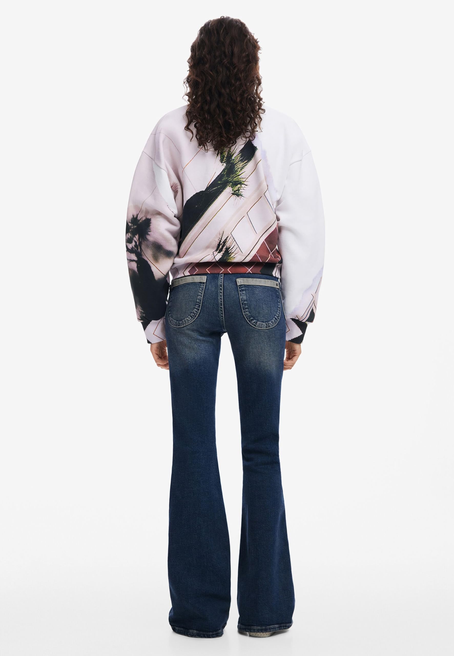 Desigual Sweat_Patch Sweatshirt para Mujer