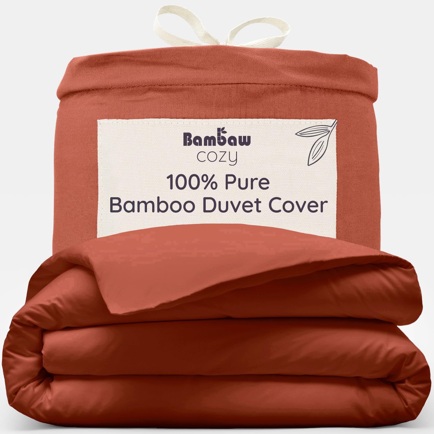 Bambaw Bamboo Double Duvet Cover, 200x200 cm, Cooling Bedding, 100% Bamboo Bed Sheets, Hotel Quality Soft Bedding