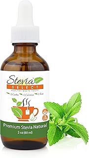 Stevia Select Liquid Stevia Drops Sweetener - Zero Calorie Sweetener - All Natural Liquid Stevia Extract Sweetener Liquid - Stevia Drops Liquid Sweetener - Keto Sweetener & Sugar Alternative 60 ml