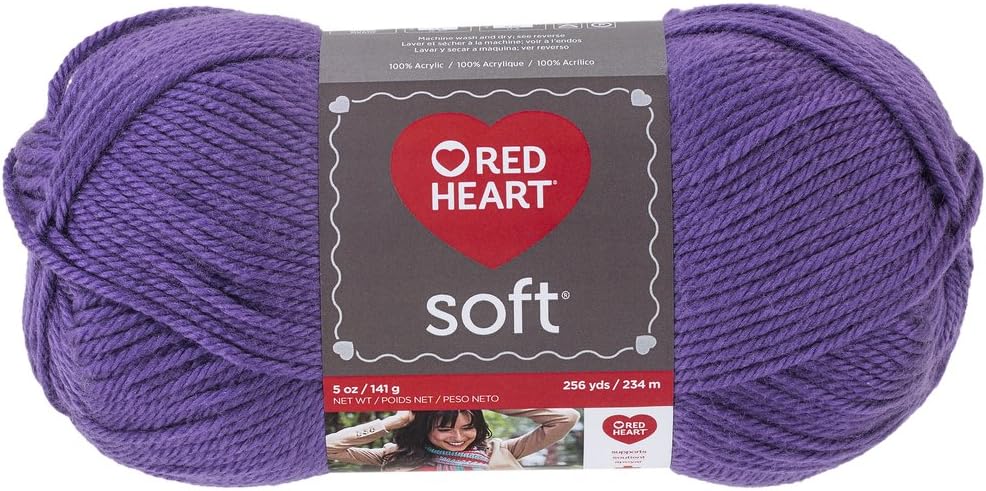 RED HEART Soft Yarn, Lavender