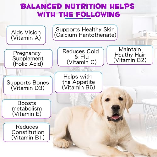 Miniatura 9 de Multivitamínico 15 en 1 para perros, multivitamínico líquido todo en uno para perros, vitaminas y suplemento con digestivo, inmunidad, alergias,