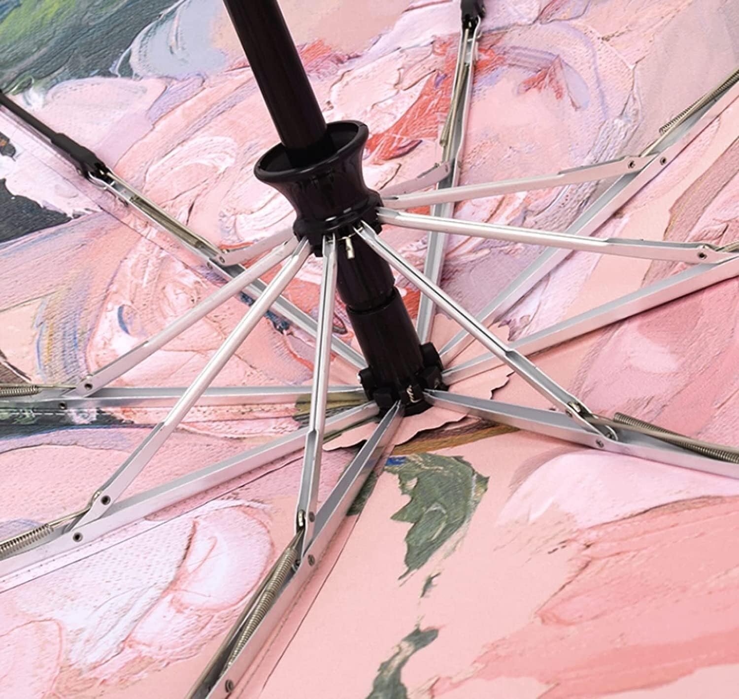 Portable Umbrella for Travel Automatic Folding Umbrella Parasol Sunscreen and Uv Protection Sunshade Female Compact Portable Sun Rain Umbrella Outdoor
