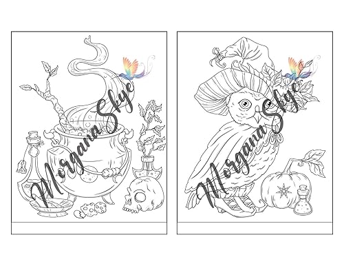 Miniatura 3 de Witchcraft Coloring Book for Adults Channel Your Creative Energy and Discover the Magic of Plants, Herbs, Crystals, and Beyond