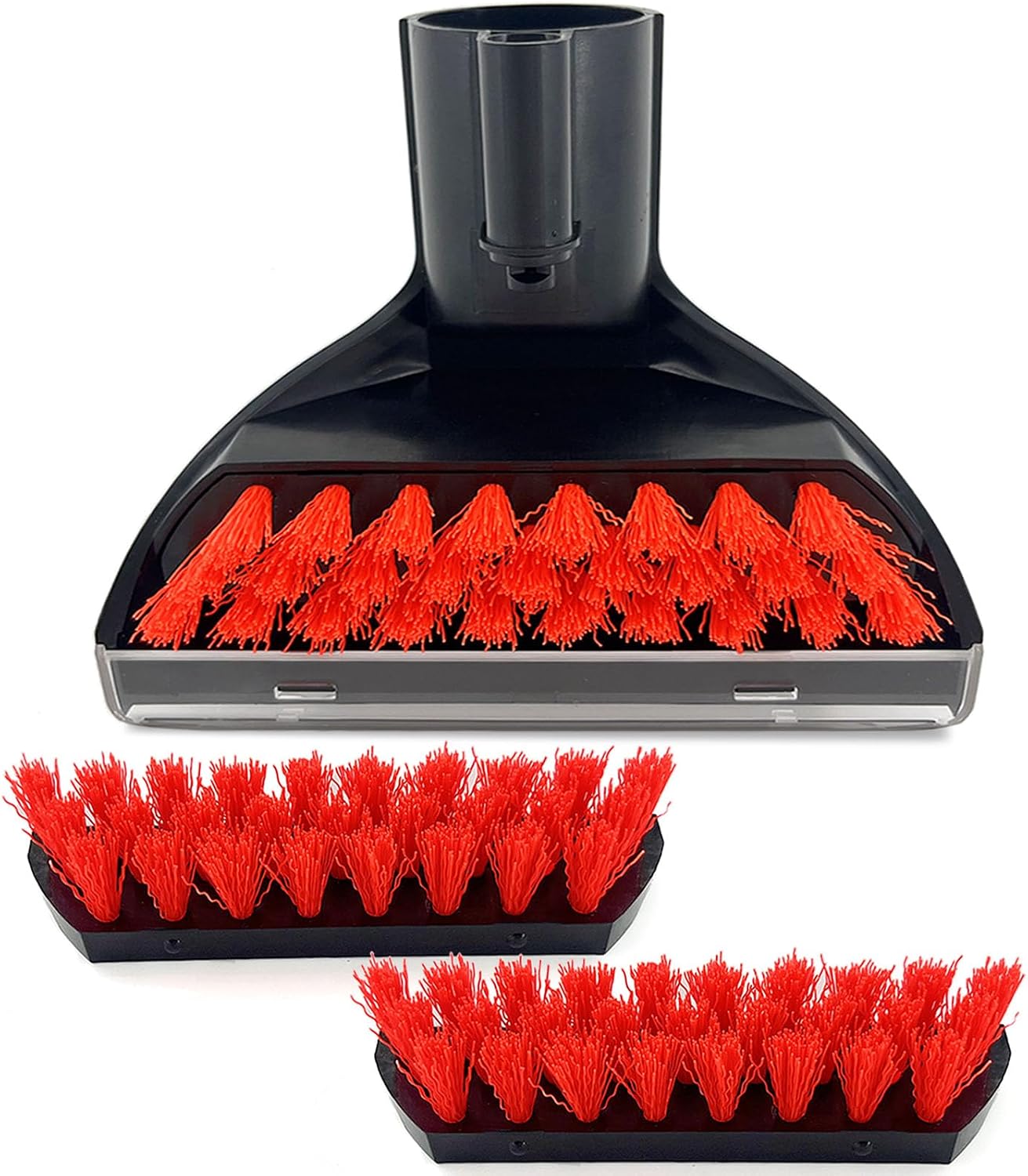 Upgraded 1400B Little Green 5.3" Detachable Tough Stain Brush Tool Replacement for Bissell Little-Green Upright &Portable Carpet Cleaners for 1400B 4075 3860 1425 2458 3194 3353 Series,1+2 Brush,Black