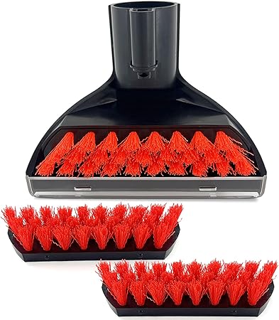 Upgraded 1400B Little Green 5.3" Detachable Tough Stain Brush Tool Replacement for Bissell Little-Green Upright &Portable Carpet Cleaners for 1400B 4075 3860 1425 2458 3194 3353 Series,1+2 Brush,Black