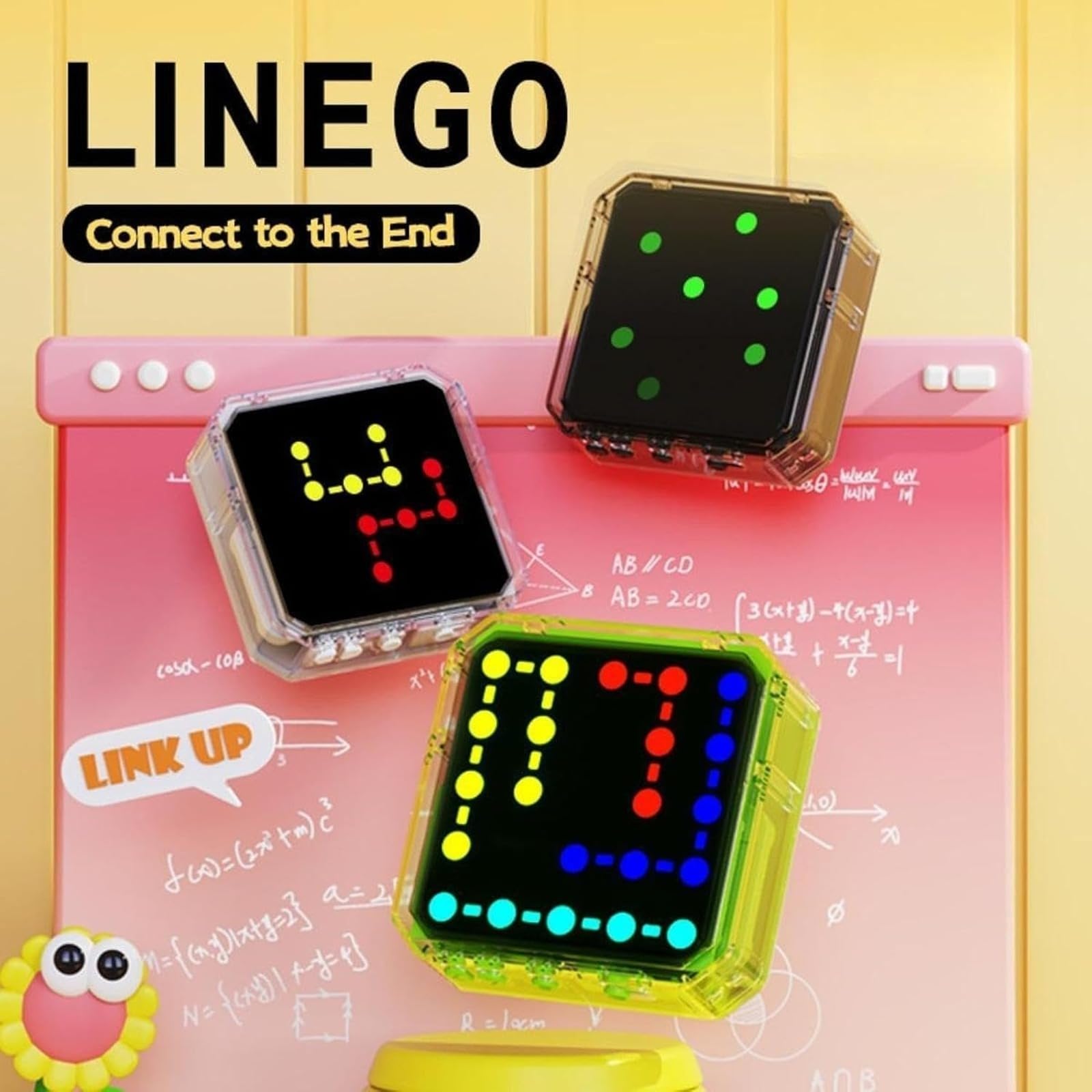 Gioco portatile logico per bambini, sviluppo visivo e intellettuale, attività pratiche che stimolano mente e mani, educazione elettronica per bambini e adulti. Nero