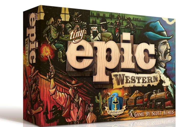 Gamelyn Games Tiny Epic Western: Un Juego de Tablero Boomtown con Un Giro de Poker en el Salvaje Oeste