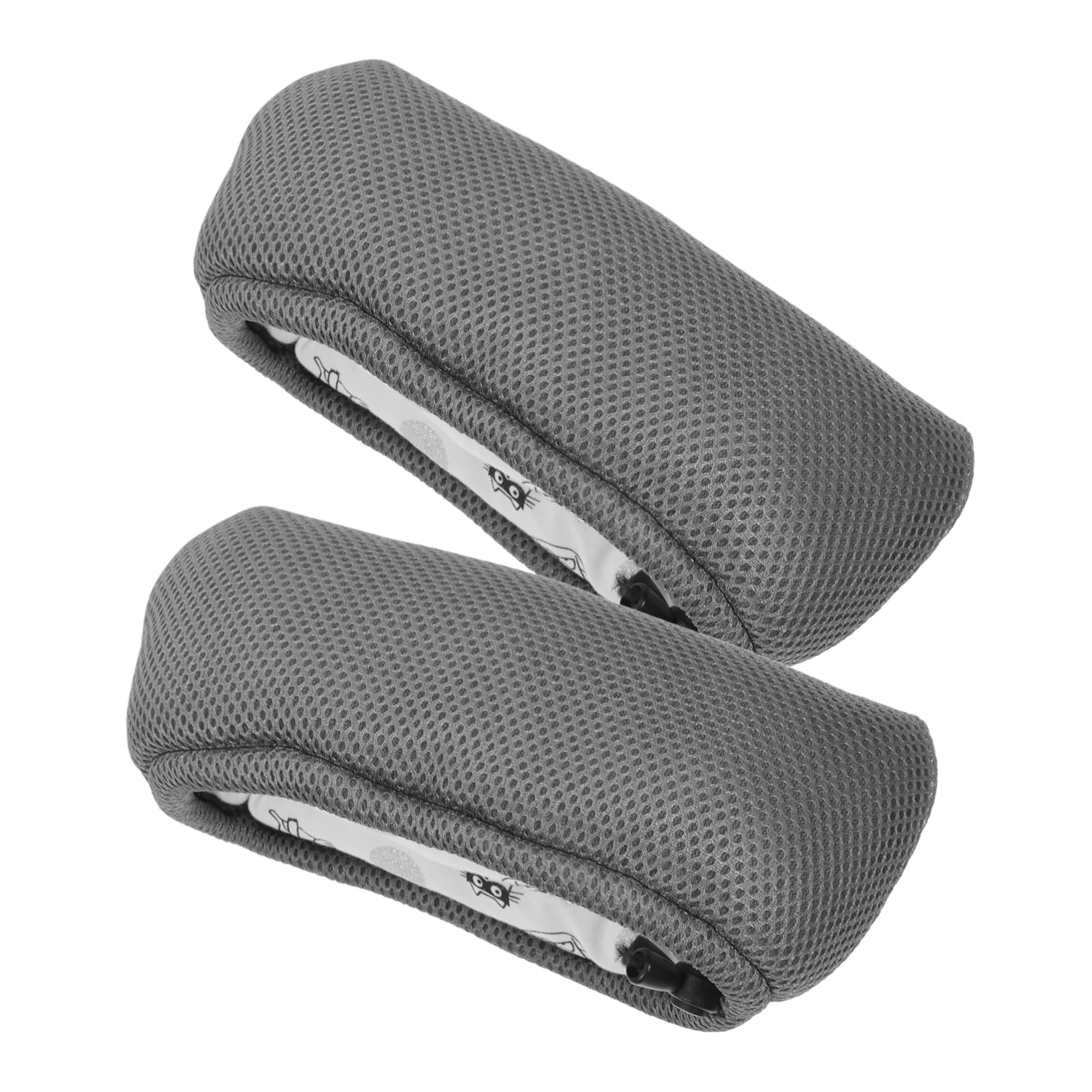 Almohadilla para Muletas Acolchada de Algodón y Esponja, 1 Par | Funda para Axilas Reutilizable, Diseño Grueso, Patrón Interior Aleatorio, Accesorio Reemplazable