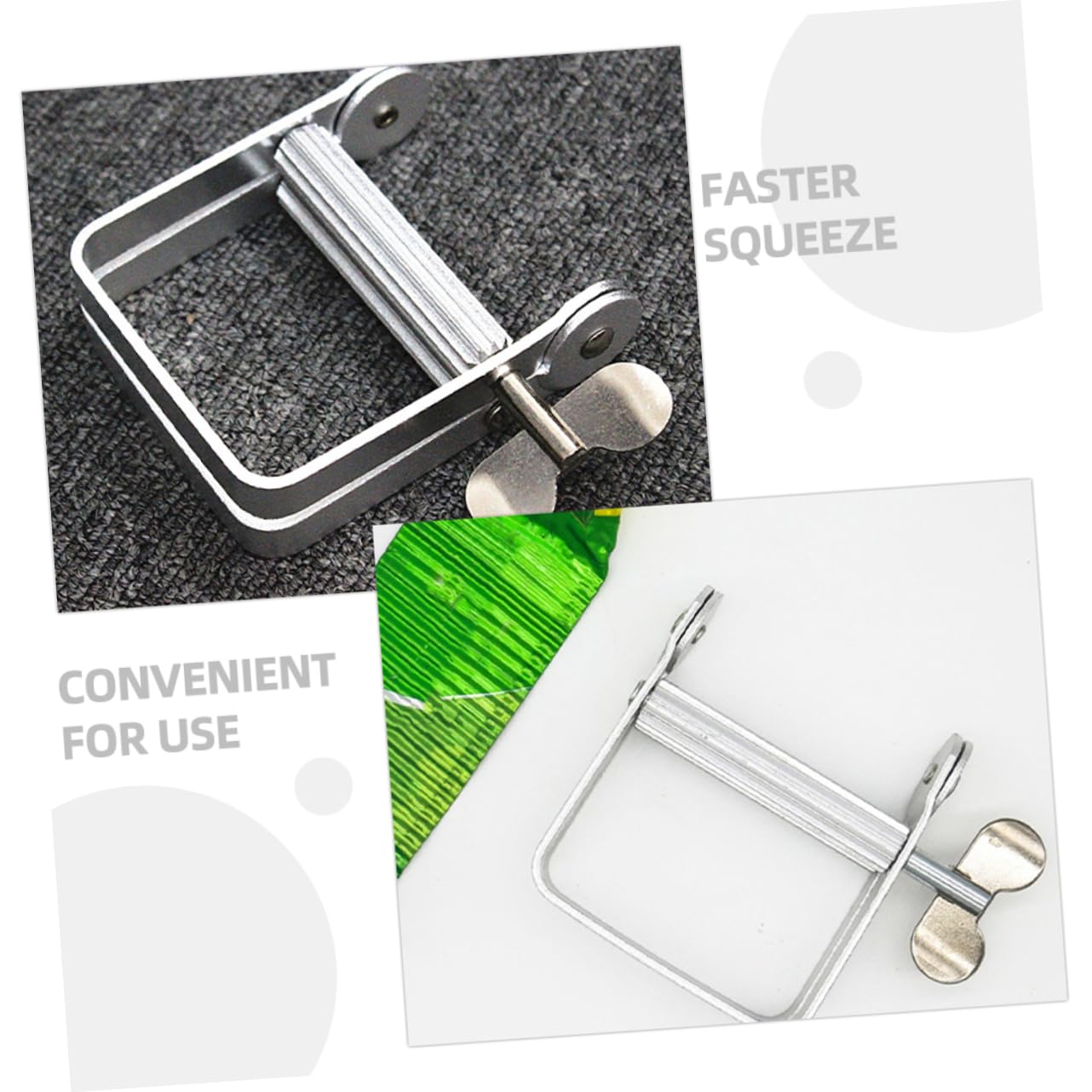 COLLBATH Toothpaste Key Squeezer Bronze Tube Squeezer Rollers for Cosmetics Ointments