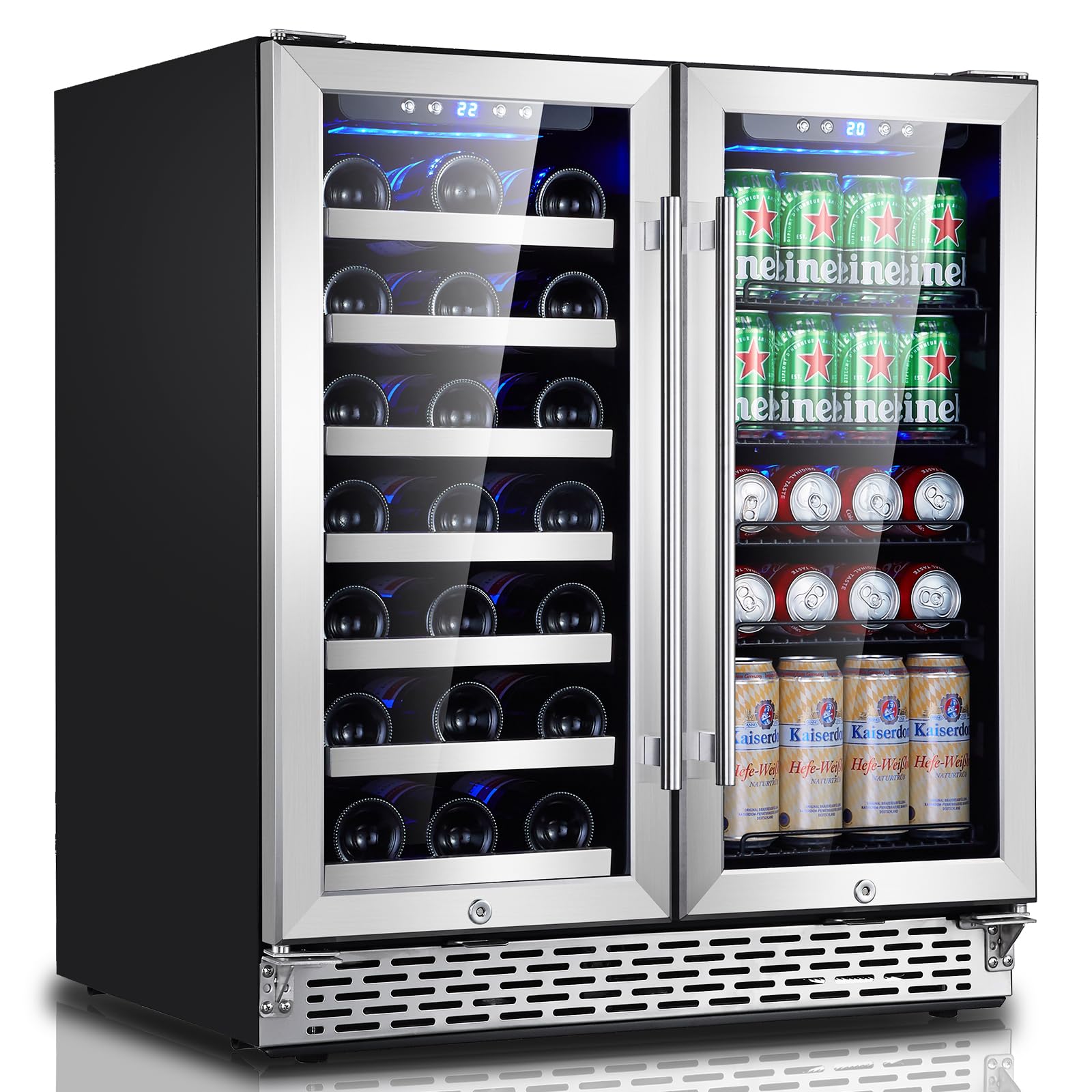 Phiestina PH-180CBW3L Wine Cooler Blue