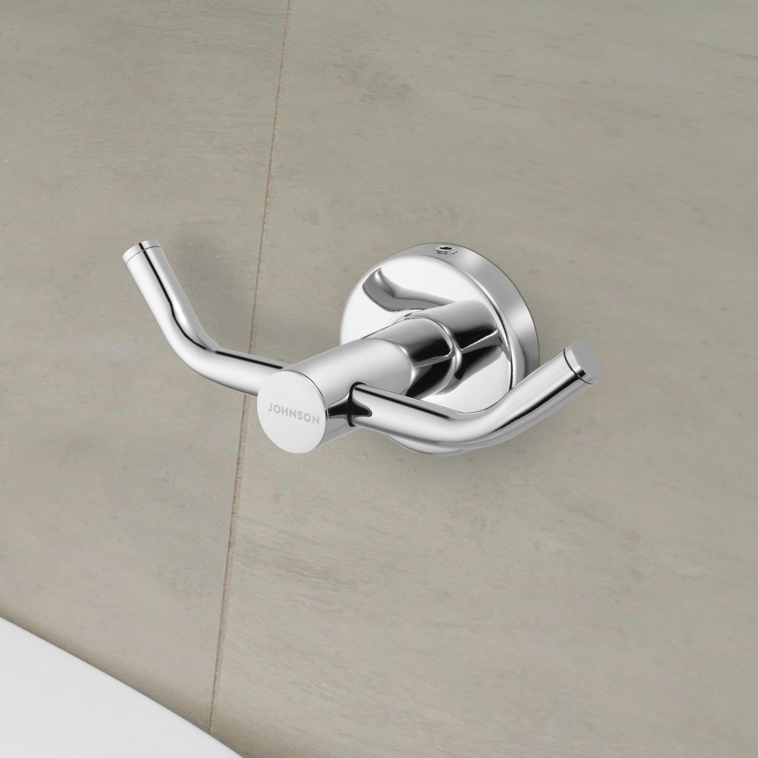 Johnson Alpha 304 Grade Stainless Steel Robe Hook | Cloth - Towel Hanger | Chrome Colour | T1553CAMZ | 1 Year Warranty-image-7