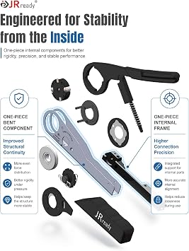 JRready Deutsch Crimp Tool ST2169 Deutsch Crimping Tool for DT,DTM,DTP and Amphenol AT ATP ATM Series Size 16 20 12 Solid Pin&Soc Contacts,Closed Barrel Crimp Tool with Three Positioners