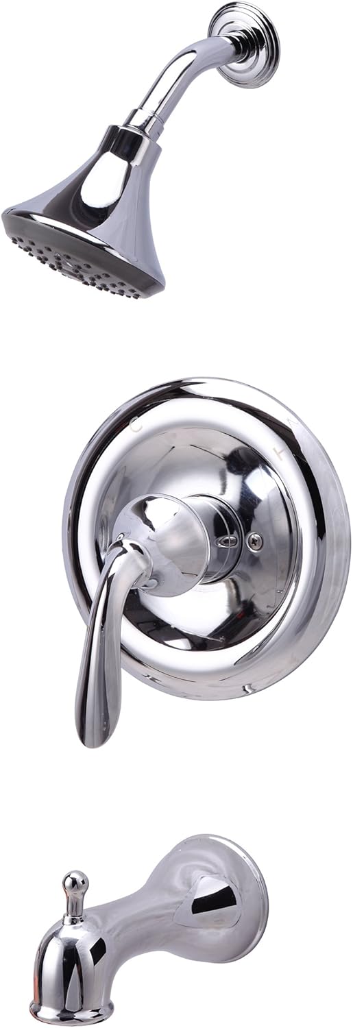 Ultra Faucets UF79400 Arc Collection SingleHandle Bathtub and Shower