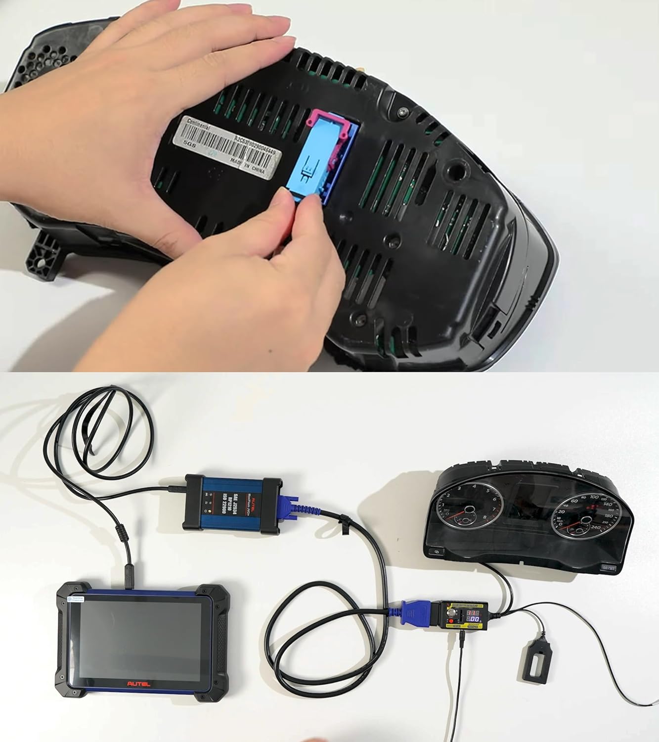 GODIAG GT110 for VW Audi Skoda Seat CAN-Bus UDS 4th Generation IM-MO System Test Platform Cable with POGO PIN to Read & Write POGO PIN Data