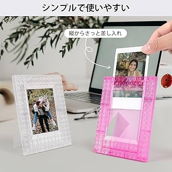 Amazon.co.jp: HIYQIN ミニフォトフレーム、チェキ フォトフレーム 6