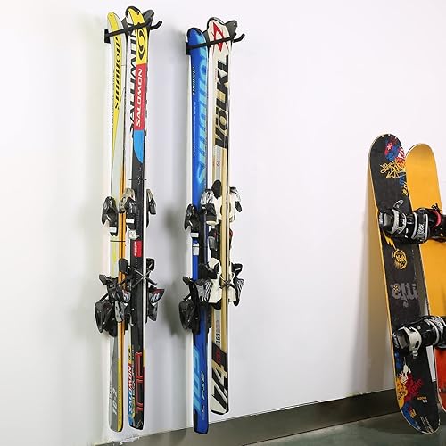 Miniatura 9 de TORACK Paquete de 4 ganchos para sistema de almacenamiento de garaje, organizador de herramientas de montaje en pared resistente, ganchos de