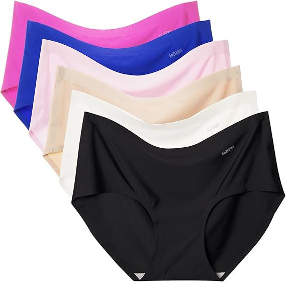 Amazon Co Jp Anzermix 無縫製 丈普通 ひびきにくい シームレス ショーツ 6枚セット 服 ファッション小物